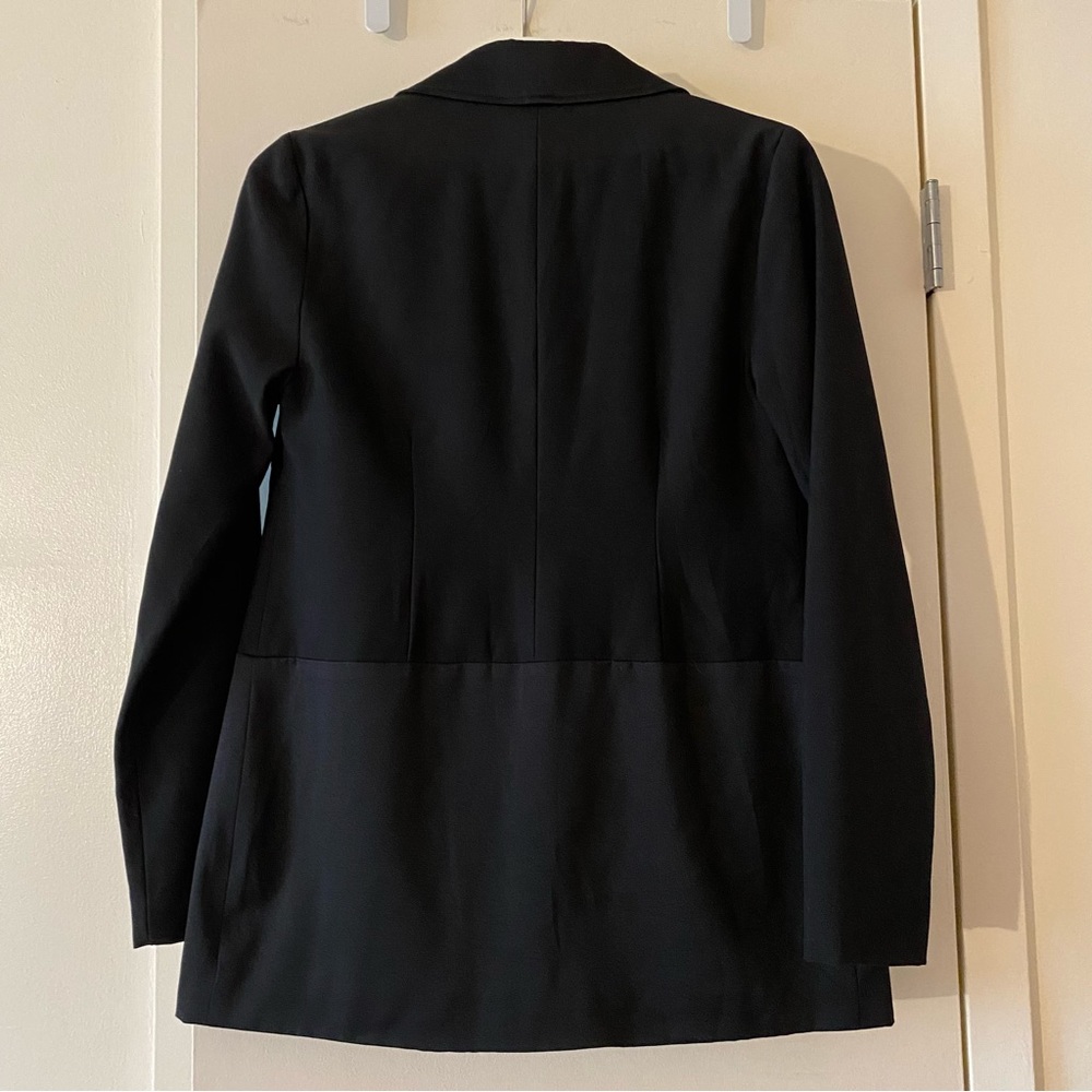 Missguided black blazer, women’s size 6, two different materials - Picture 3 of 3